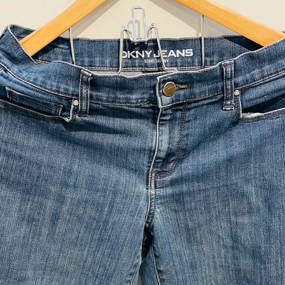 DKNY Soho Skinny Jeans - Indigo Blue Size4 - Picture 3 of 7